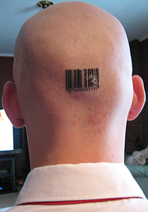 Barcode Tattoos by Scott Blake