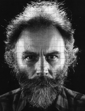 Chuck Close's photograph of Lucas