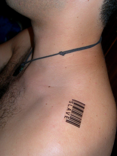 375px x 500px - Bdsm Girl Slave Barcode Tattoo | BDSM Fetish